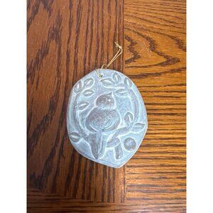 Isabel Bloom Bird on a Branch Ornament Retired 1986 Spring Concrete Sculpture